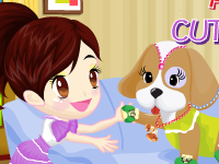 play Color Girl And Cute Pet