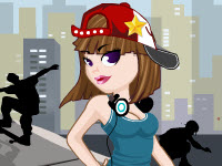 play Skateboard Girl Dress Up