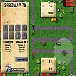 play Speedway Tower Defense