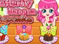 Butterfly Banana Cupcake