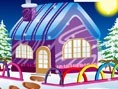 play Winter Cottage Decoration
