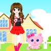 play Fresh Kawaii Girl And Her Cat