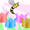 play Bee Save Flowers 2, Tutlip Trouble