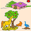 play Animals On The Farm Coloring