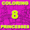 play Coloring 8 Princesses