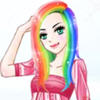 Rainbow Hair Dye