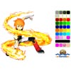 play Kenneth - Serpent Fire Shield - Manga Taofewa Coloring