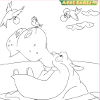 play Kid'S Coloring: The Delicacy For Hippo