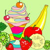 play Ice-Cream Sundae Coloring