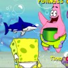 play Sponge Bob Square Pants Shell Throwing