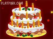 play New Years Cake Decoration