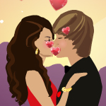 play Selena And Justin Kiss Kiss