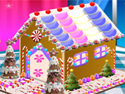 play Gingerbread House Cake