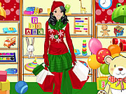play Shopping For Santa Claus Dress Up