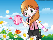 Cute Little Gardener Dressup