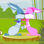 play Lovely Bunnies Kissing