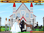 play Bride And Groom Kissing