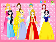 play Disney Princess Dress Up