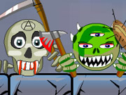 play Roly-Poly Cannon: Bloody Monsters Pack