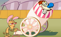 play Stimpy'S Crazy Cannon