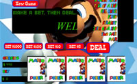 play Mario Video Poker