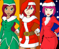 Lea Lilou And Lee Christmas Girls