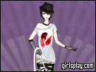 play Emo Inspired Style Dress Up