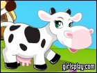 play Farm Cow Dress Up