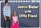 play Justin Bieber With Little Friend Dress Up