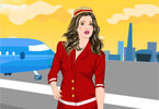 play Trendy Air Hostess Dressup