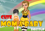 play Cute Mom And Baby Dressup