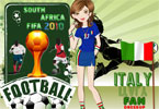 play Italy Fan Dressup