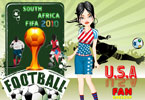 play Usa Fan Dressup