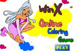 play Winx Online Coloring