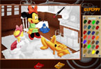 play Mickey Donald And Goofy Online Coloring Page