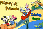 play Mickey And Friends Coloring