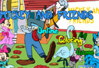 play Mickey And Friends Online Coloring