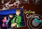 play Ben 10 Coloring Page