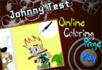 Johnny Test Online Coloring Page