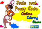 play Josie And Pussy Cats Online Coloring