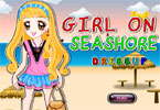 play Girl On Seashore Dressup