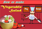 play How To Make Vegetable Salad