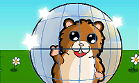 play Downhill Hamsterball