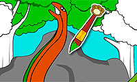 play Rosy Coloring: Jurassic Time