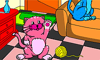 play Rosy Coloring: House Cats