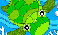 play Rosy Coloring: Turtle And Friends
