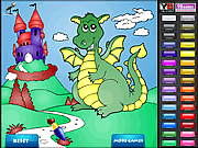 play Dragoncastle Coloring