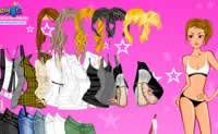 play Pink Star Dressup 2