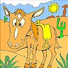 play Horse In The Desert Coloring