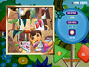 play Dora Puzzle Fun